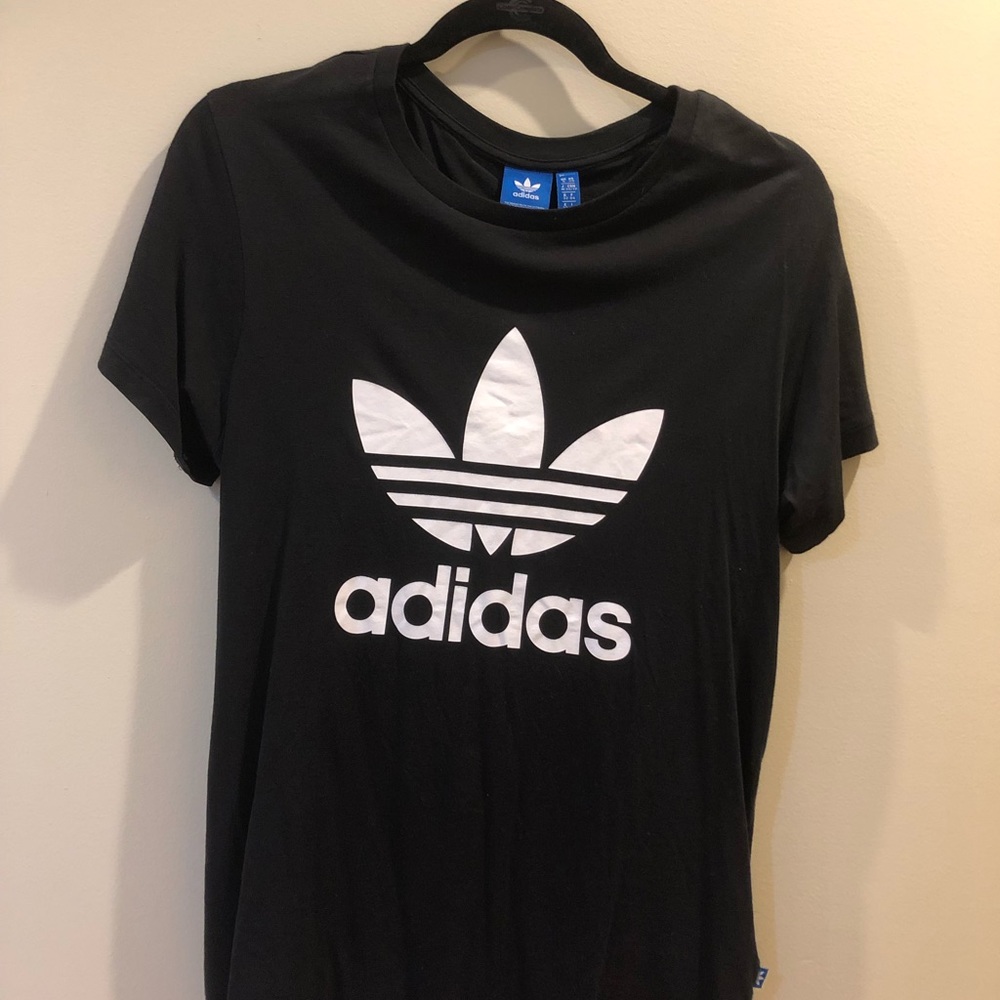 Adidas Trefoil Black T-shirt